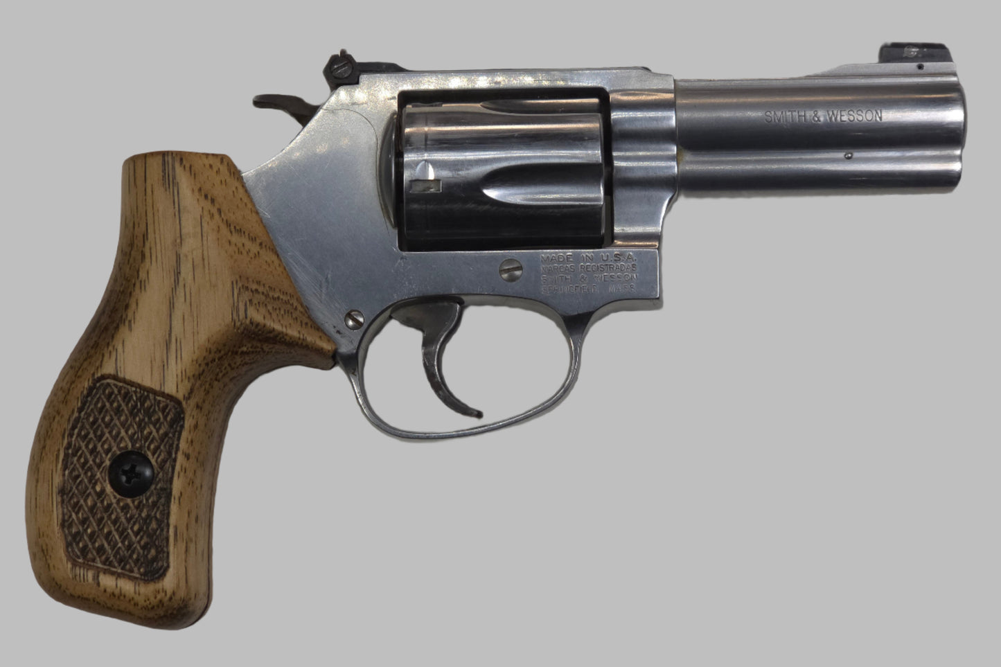 C² EDC Grip - S&W J-Frame (Round Butt) - Hardwood