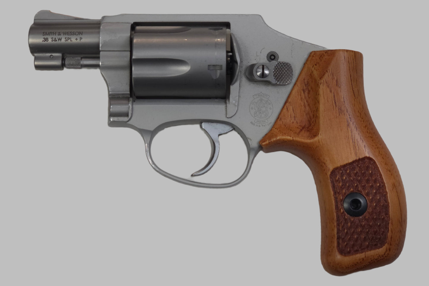 C² EDC Grip - S&W J-Frame (Round Butt) - Hardwood
