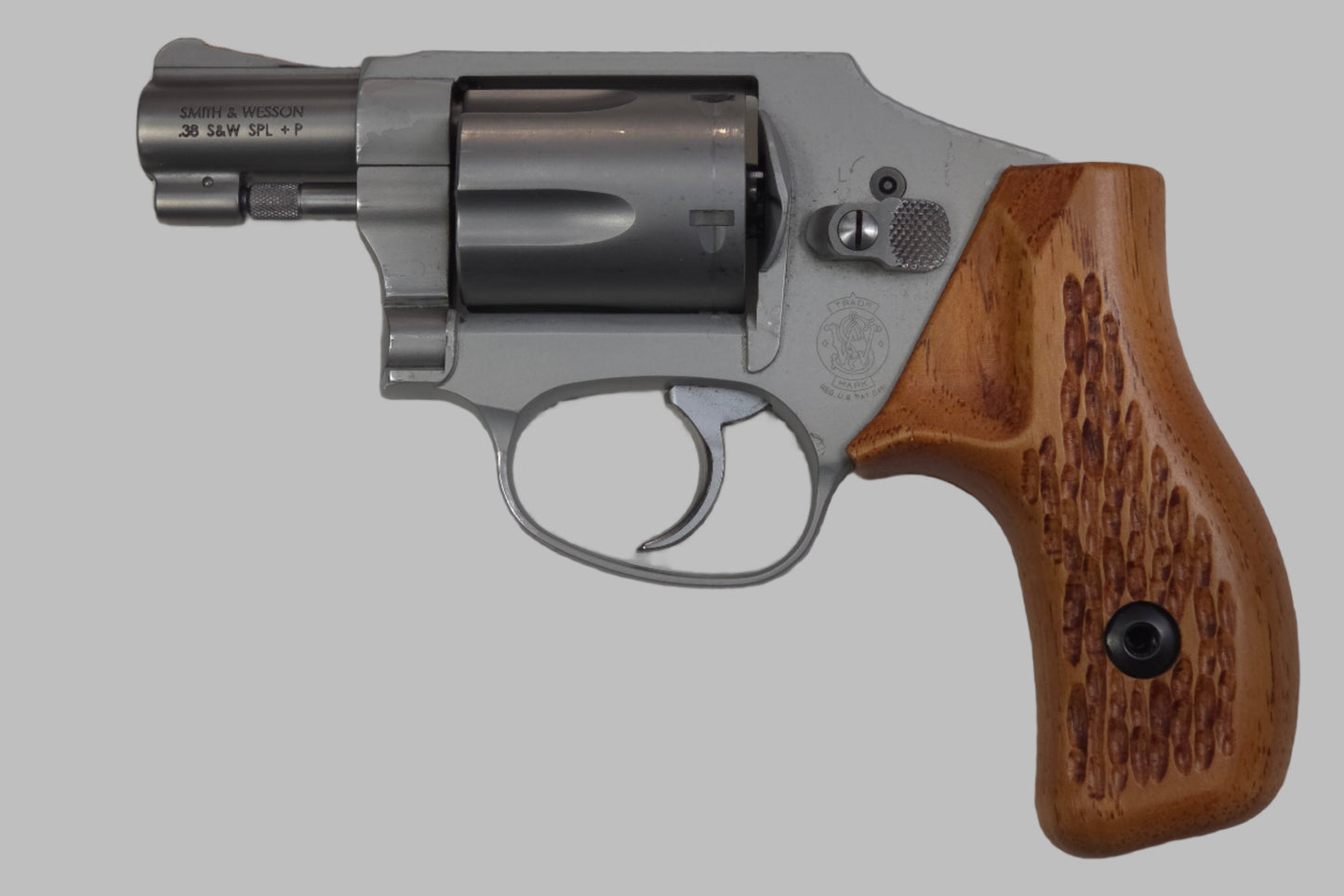 C² EDC Grip - S&W J-Frame (Round Butt) - Hardwood