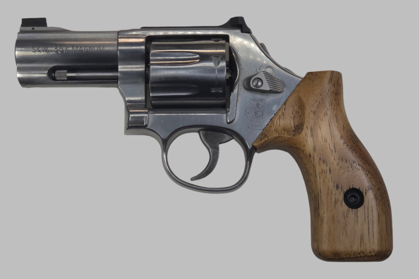 C² EDC Grip - S&W K/L-Frame (Round Butt) - Hardwood