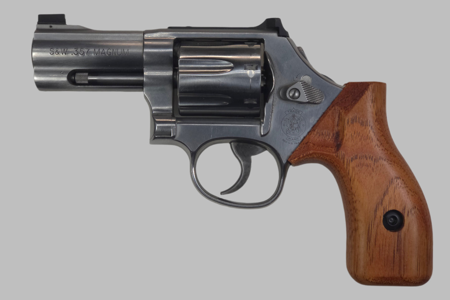 C² EDC Grip - S&W K/L-Frame (Round Butt) - Hardwood