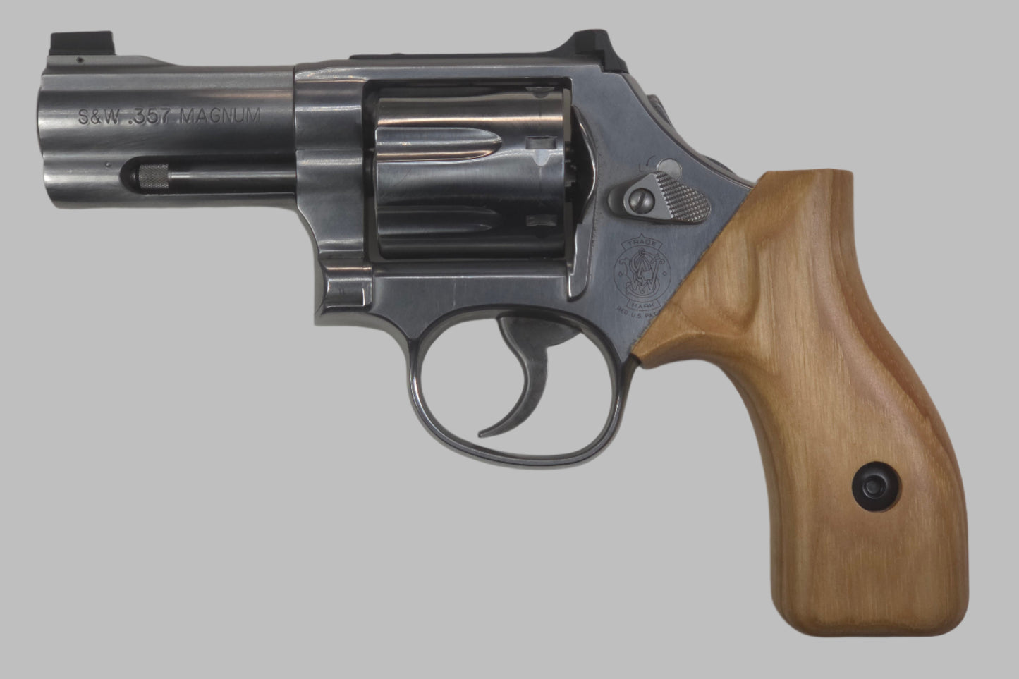 C² EDC Grip - S&W K/L-Frame (Round Butt) - Hardwood