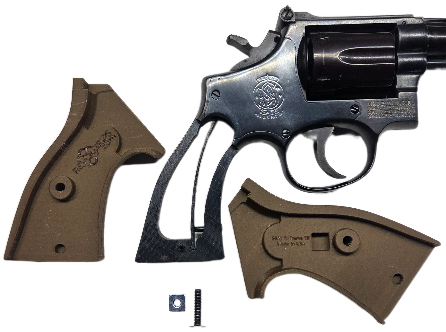 C² EDC Grip - S&W K/L-Frame (Square Butt) - Polymer