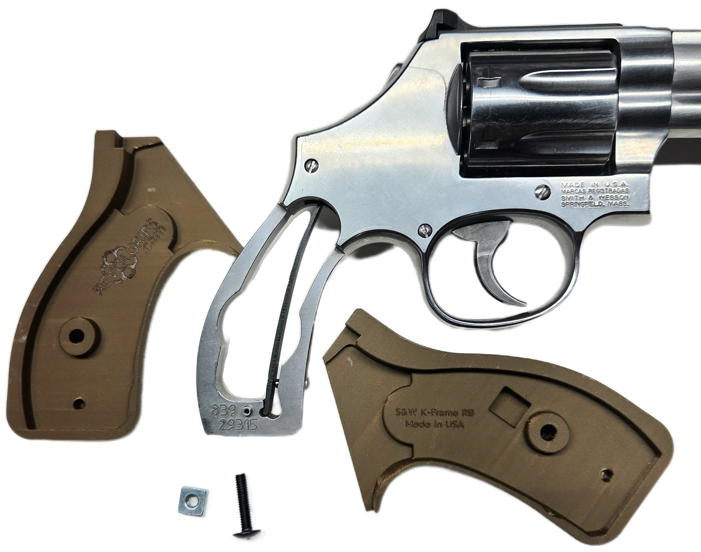 C² EDC Grip - S&W K/L-Frame (Round Butt) - Polymer