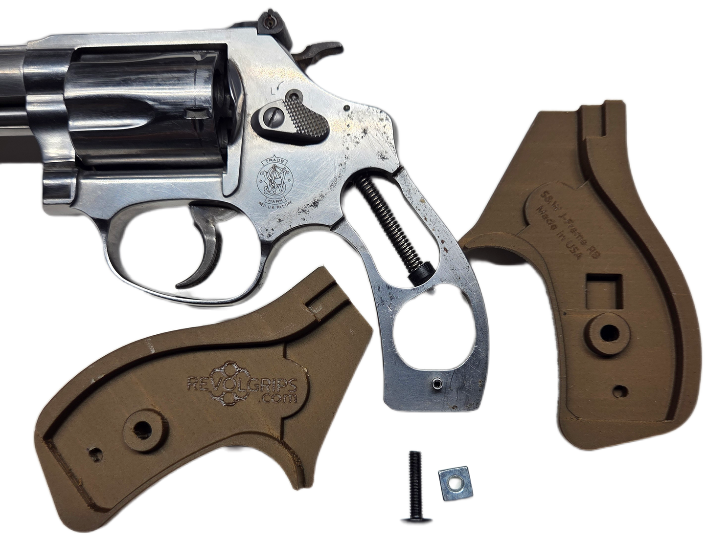 C² EDC Grip - S&W J-Frame (Round Butt) - Polymer