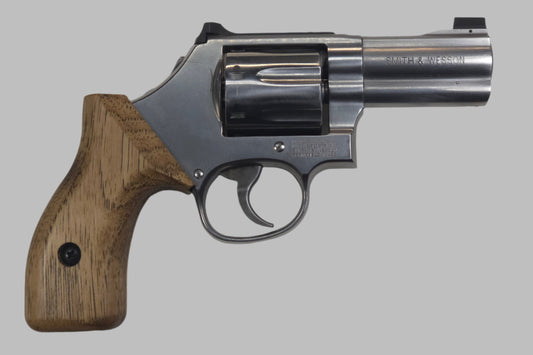 C² EDC Grip - S&W K/L-Frame (Round Butt) - Hardwood