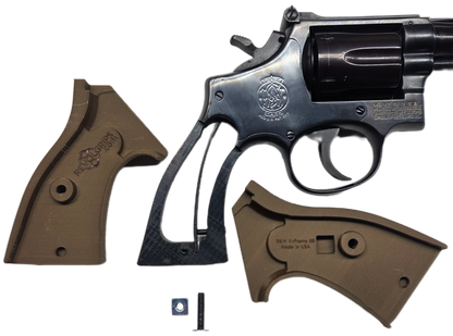 C² EDC Grip - S&W K/L-Frame (Square Butt) - Polymer