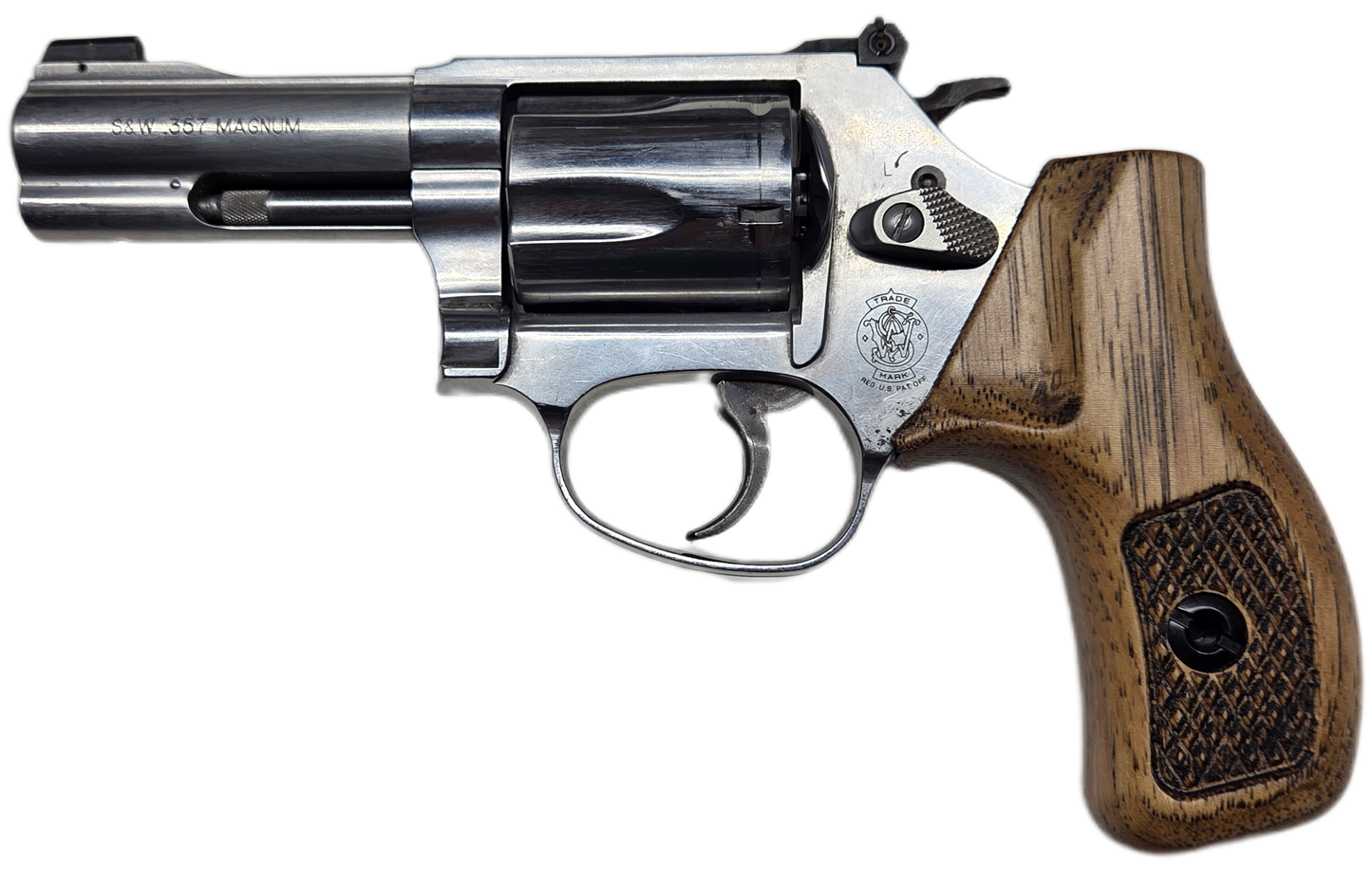 C² EDC Grip - S&W J-Frame (Round Butt) - Hardwood