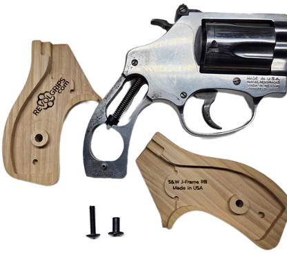 C² EDC Grip - S&W J-Frame (Round Butt) - Hardwood