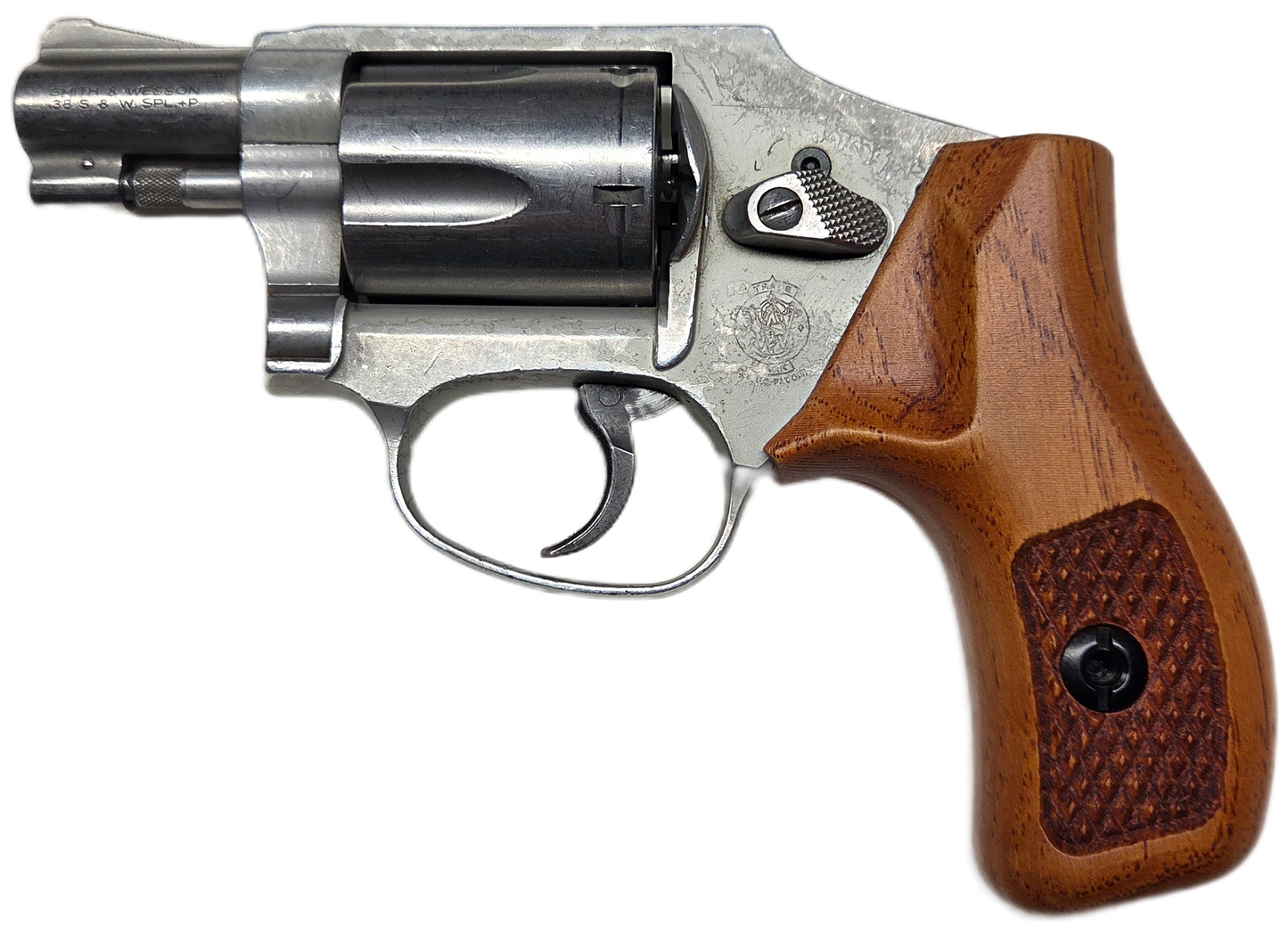 C² EDC Grip - S&W J-Frame (Round Butt) - Hardwood