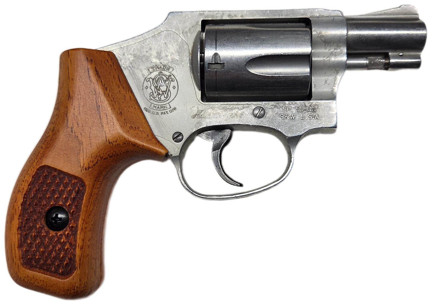 C² EDC Grip - S&W J-Frame (Round Butt) - Hardwood