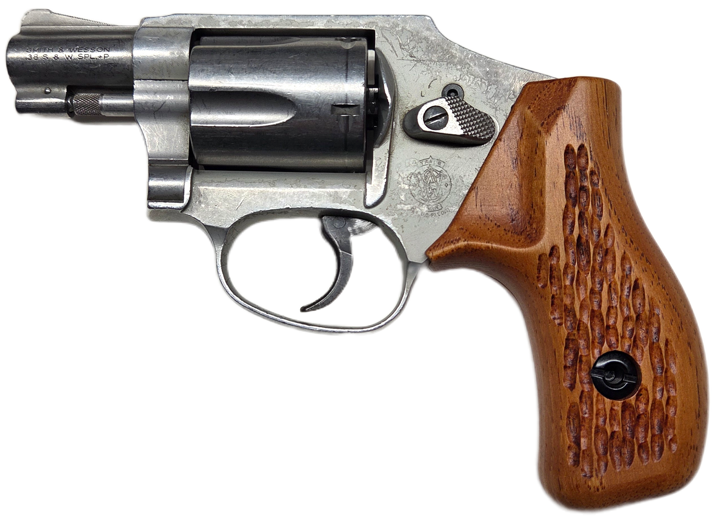 C² EDC Grip - S&W J-Frame (Round Butt) - Hardwood