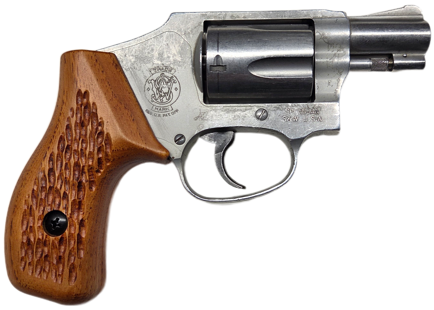 C² EDC Grip - S&W J-Frame (Round Butt) - Hardwood