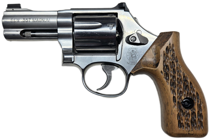 C² EDC Grip - S&W K/L-Frame (Round Butt) - Hardwood