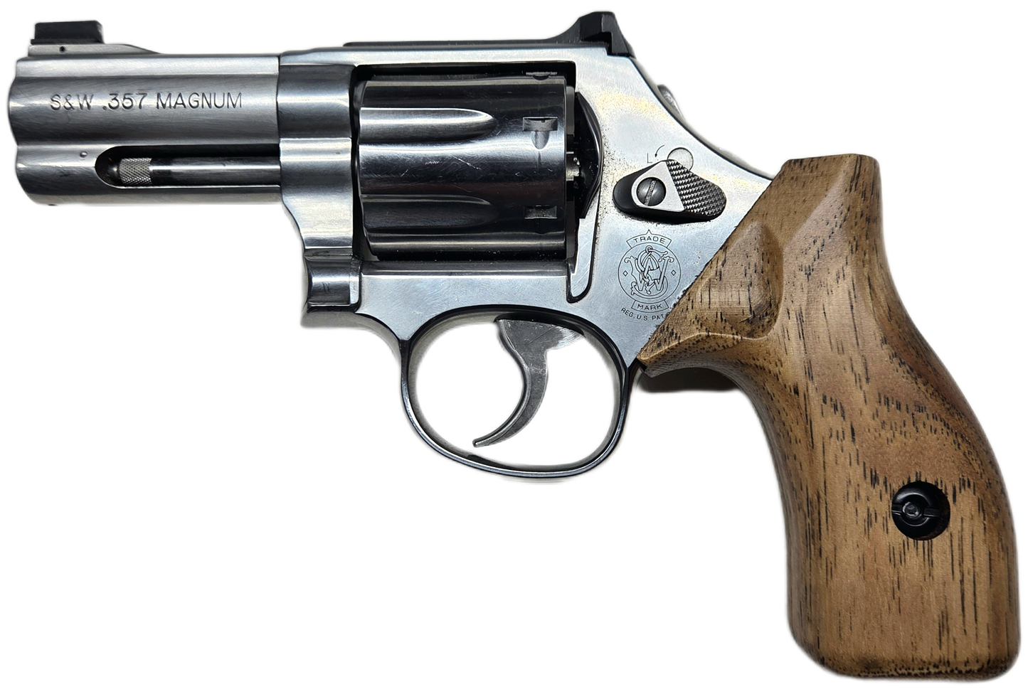 C² EDC Grip - S&W K/L-Frame (Round Butt) - Hardwood