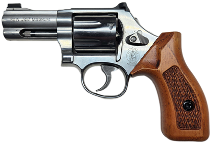 C² EDC Grip - S&W K/L-Frame (Round Butt) - Hardwood