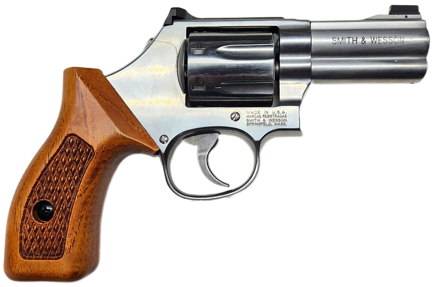 C² EDC Grip - S&W K/L-Frame (Round Butt) - Hardwood