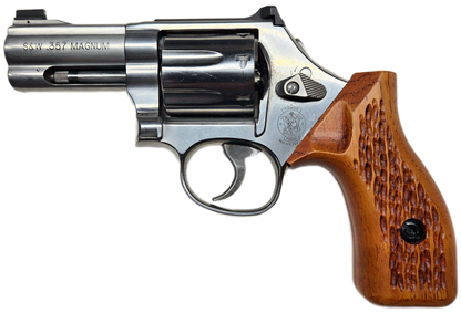 C² EDC Grip - S&W K/L-Frame (Round Butt) - Hardwood