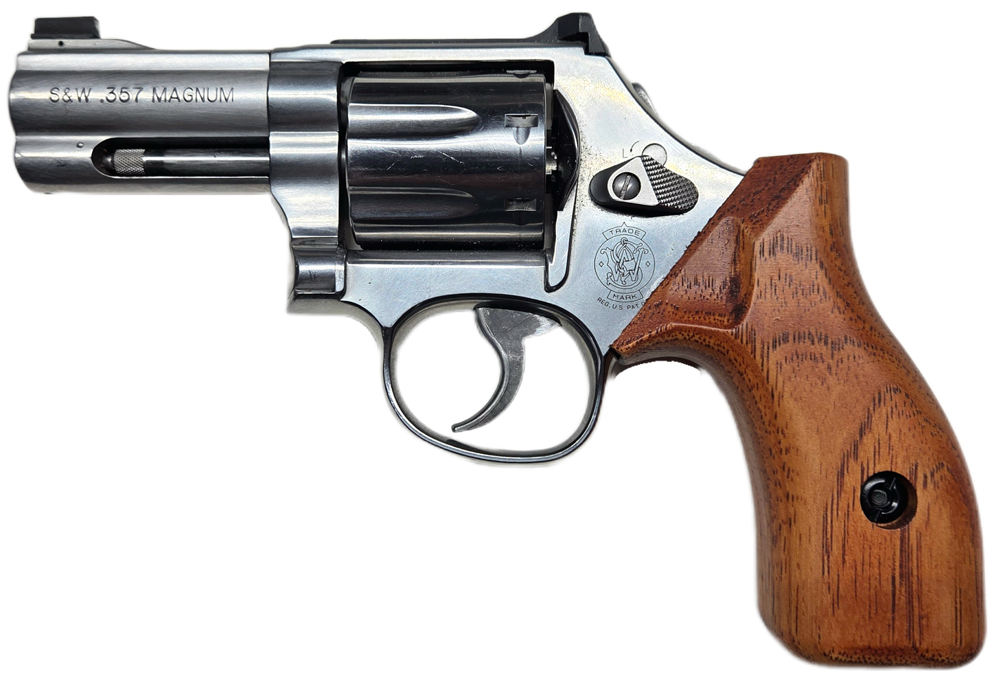 C² EDC Grip - S&W K/L-Frame (Round Butt) - Hardwood