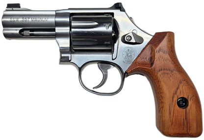 C² EDC Grip - S&W K/L-Frame (Round Butt) - Hardwood