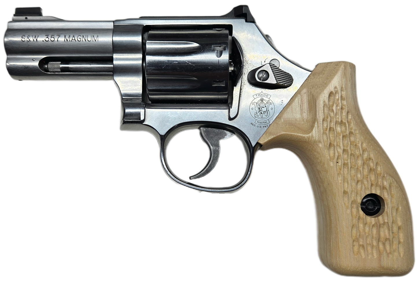 C² EDC Grip - S&W K/L-Frame (Round Butt) - Hardwood