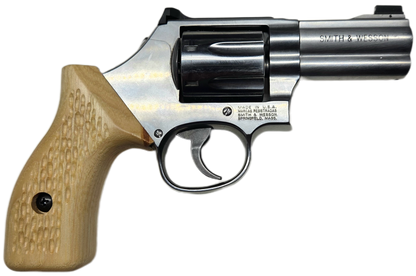 C² EDC Grip - S&W K/L-Frame (Round Butt) - Hardwood