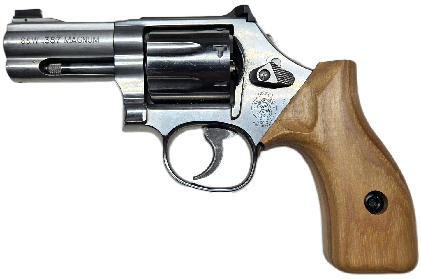 C² EDC Grip - S&W K/L-Frame (Round Butt) - Hardwood