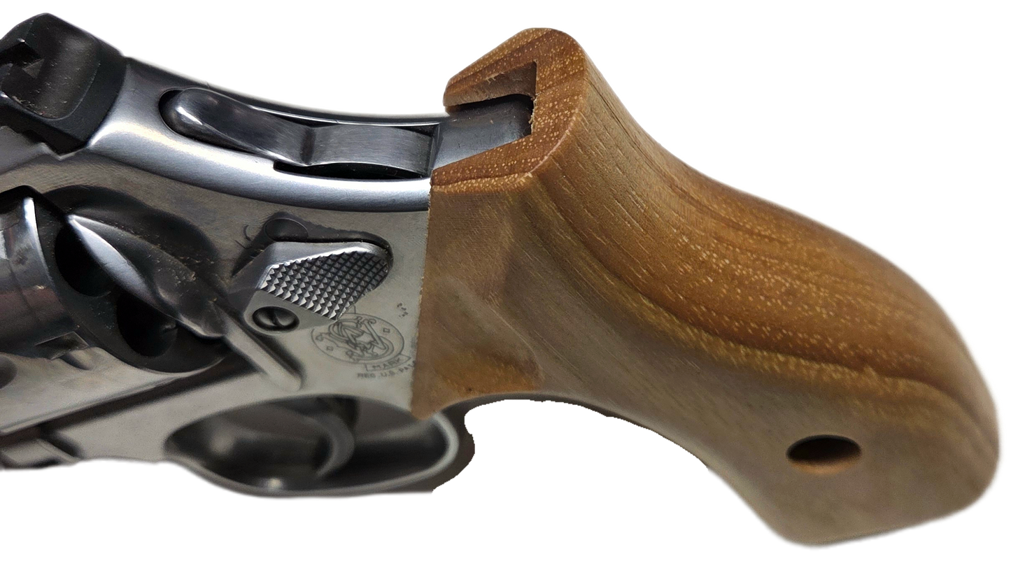 C² EDC Grip - S&W K/L-Frame (Round Butt) - Hardwood